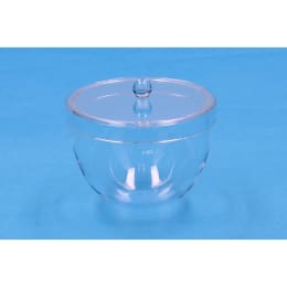 石英ガラスるつぼ 100mL 蓋付