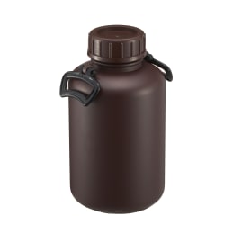 広口びん 10Lキャリー 茶褐色 0100BR