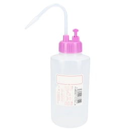 NT洗瓶 B型 弁付 カラーキャップ 500mL 色10 RVI レッドバイオレット