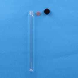 ねじ口試験管 ST-20 40mL 黒キャップ フッ素PTFEシリコンパッキン付 30入 119313