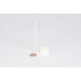 日電理化硝子 ねじ口瓶S-5 12mL 無色 PPキャップ ダブルフッ素PTFEパッキン100組 250029