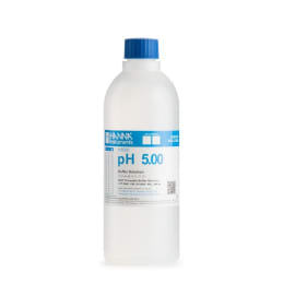 ハンナインスツルメンツ・ジャパン pH標準液(テクニカルタイプ)pH 5.00 @25℃ 証明書付 500mL HI 5005