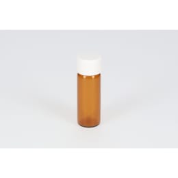 日電理化硝子 ねじ口瓶 茶色 S-1 4mL PPキャップ フッ素PTFE/シリコンパッキン 組合せセット 100組 250096