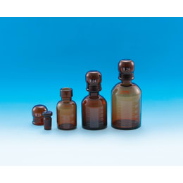 Fine標準試薬保存容器(スタンダードカプセル) 茶褐色 100mL 中栓15 外栓24