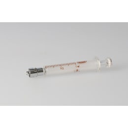 VAN 白硬注射器 中口 1mL ロック先 classI 00211001 真空パック包装
