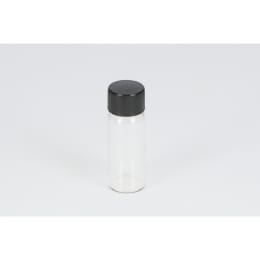 日電理化硝子 ねじ口瓶S-3 10mL 無色 黒キャップ  ダブルフッ素PTFEパッキン 100組 250248