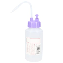 NT洗瓶 B型 弁付 カラーキャップ 250mL 色9 LVI ライトバイオレット