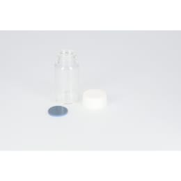 日電理化硝子 ねじ口瓶 無色 SV-15 15mL PPキャップ フッ素PTFE/シリコンパッキン 組合せセット 50組 250668