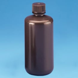 細口褐色試薬瓶 HDPE 1000mL 6入