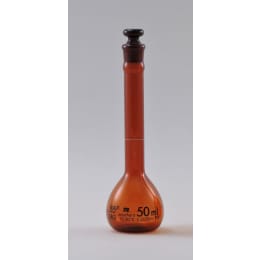 メスフラスコ HG 茶 50mL