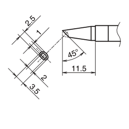 こて先 凹み型2.5-3.5