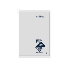 STADARD PRO 規格ポリ袋 吊り下げ LT34 14号 0.02t 透明 100P×30冊