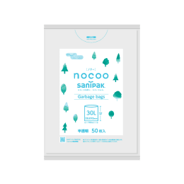 nocoo® ゴミ袋 CN35 30L 半透明 50P