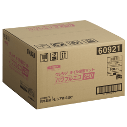 クレシア オイル吸着マット パワフルエコ 250 60921 100枚入