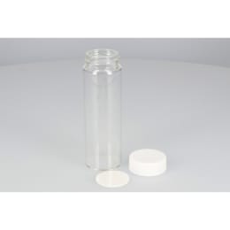 ねじ口瓶 無色 SV-100 100mL PPキャップ ソフトロンPP貼りパッキン付 25組 250513