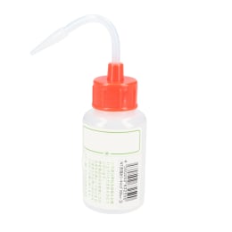 NT洗瓶 カラーキャップ 細口 100mL 色3 R レッド
