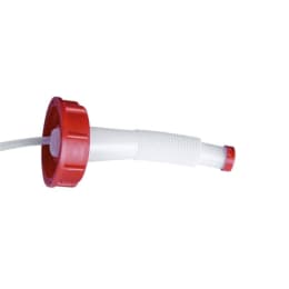 そそぎ口 フレキシブル 白/赤 PE-HD S55 610499