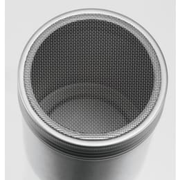 粉ツカーズ パウダー缶 蓋付 28メッシュ φ72×H96mm