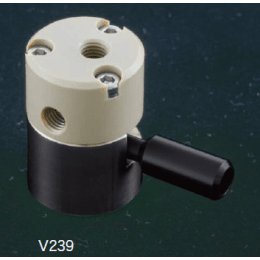 小型手動バルブ 分析用 1-2方 V239
