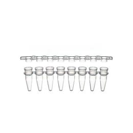 【販売終了】PCRチューブ 0.2mL 8連 PCR-0208-TCP-RT 8×120strip