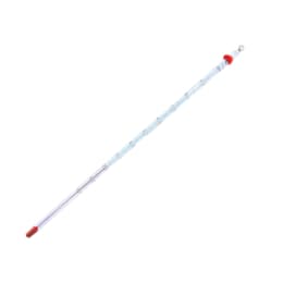 佐藤計量器製作所 赤液棒状温度計 0~100℃ L300 0110-00