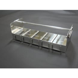 染色バット立て 5個用 SUS304製