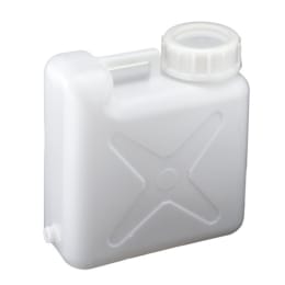 瑞穂化成工業 ポリエチレン容器ソケット付扁平缶広口 10L 019238