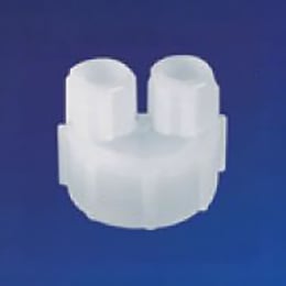 PFA耐圧容器用蓋 外1/2"tube接続用port×2 F-1330-010