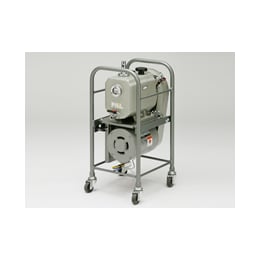 【販売終了】佐藤真空 ベルト駆動型油回転真空ポンプ 4脚架台 TSW-20 三相 200V 60Hz