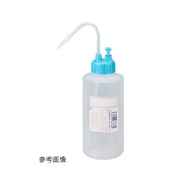 NT洗瓶 B型 弁付 カラーキャップ 1L 色7 LB ライトブルー