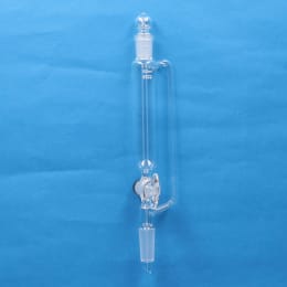 Fine共通摺合せ円筒分液ロート 50mL 側管付 球栓15/25下部19/38 目盛なし ガラスコック付