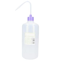 NT洗瓶 カラーキャップ 細口 1L 色9 LVI ライトバイオレット