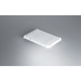 qPCRプレート0.15 96穴 ホワイト 薄型スカート 50入