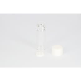 ねじ口瓶 無色 S-08 2mL PPキャップ ソフトロンPP貼りパッキン付 100組 250003
