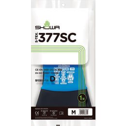 S-TEX 377SC 耐切創手袋 L 裾レッド