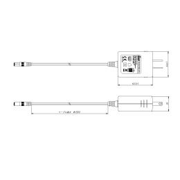 電源アダプター PSK-83CE ケーブル長1.5m