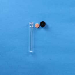 ねじ口試験管 ST-16.5S 100mL 黒キャップ フッ素PTFE/ニトリルパッキン付 100入 119300