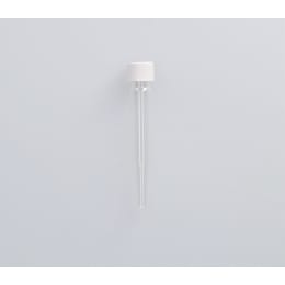 ねじ口試験管 ST-スピッチグラス10mL 穴あき白キャップ ブチルパッキン付 100入 119411