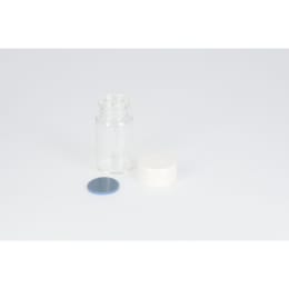 日電理化硝子 ねじ口瓶 SV-10 10mL 無色 メラミンキャップ フッ素PTFE/シリコンパッキングセット 50組 250907
