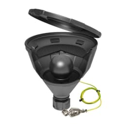 蓋付き漏斗 バルブ付 GL-45用 導電性 317638