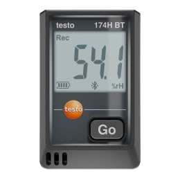 温湿度データロガー 黒 testo 174H BT(Bluetooth)