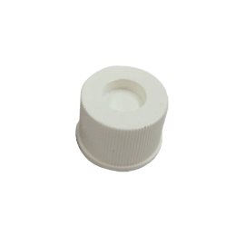 【販売終了】黄PTFE/シリコンセプタム+白キャップ 1000本