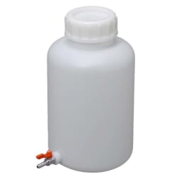 瑞穂化成工業 広口びん ボールコック付 10L 0740