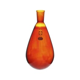 柴田科学 共通摺合なす形フラスコ 茶 24/40 500mL 005270-24500