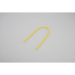 プラカラーチェーン 黄 1.2m
