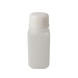角型びん 細口 白 PE製 50mL