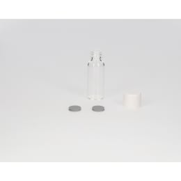日電理化硝子 ねじ口瓶 S-06 0.6mL 無色 メラミンキャップ ブチルゴムパッキングセット 96組 250358