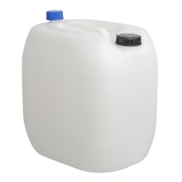キャニスター 乳白 30L 2口 PE-HD S60-GL45 108115
