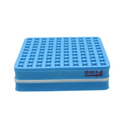 Fine発泡試験管立て 青 100本立て