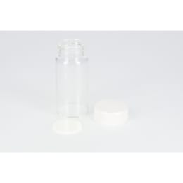 日電理化硝子 ねじ口瓶 SV-30 30mL 無色 メラミンキャップ ソフトロンP.P貼りパッキングセット 50組 250710